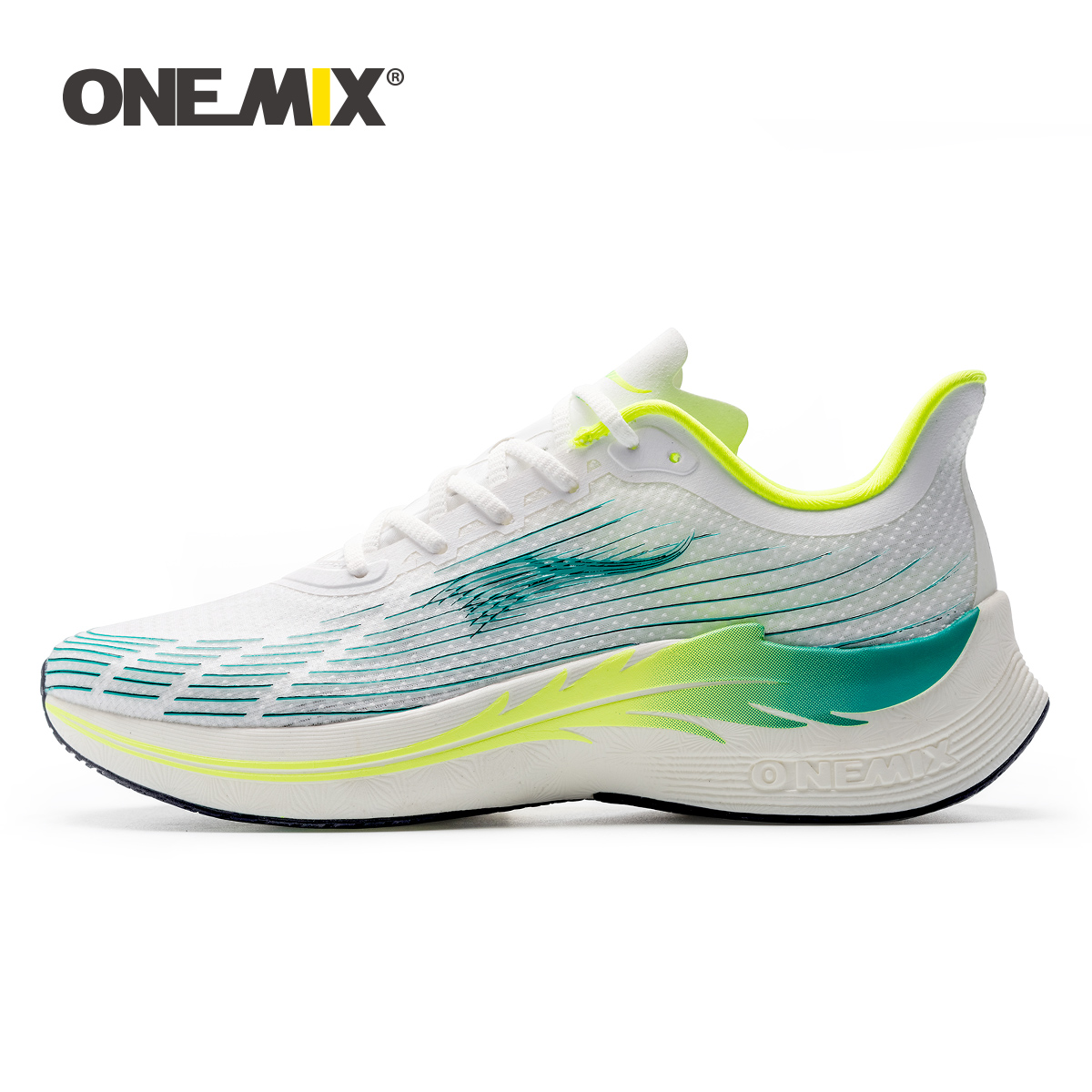 Reflective Night Running Shoes - ONEMIX 2023 Miếng Carbon Chạy Bộ