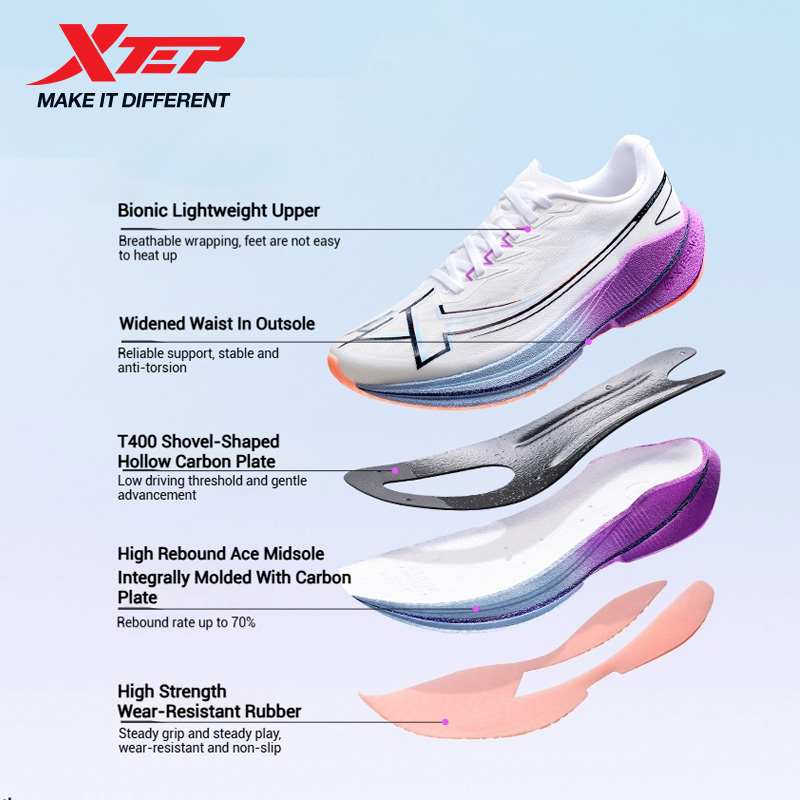 Xtep Shyft 1.0 Professional Ru - đánh giá và giá Reflective Night Running Shoes