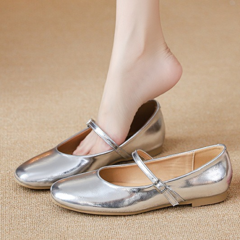 Silver Ballet Flats Shoes Wome - đánh giá và giá Women'S Shoes