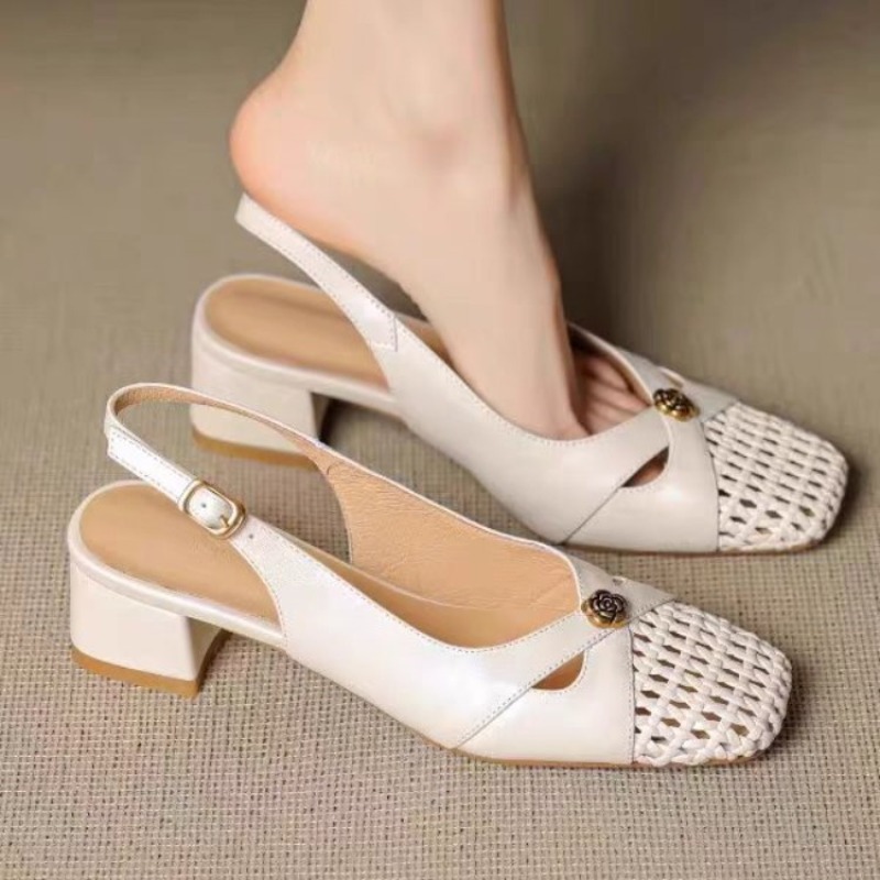 Women's French-style closed-to - đánh giá và giá Sandals