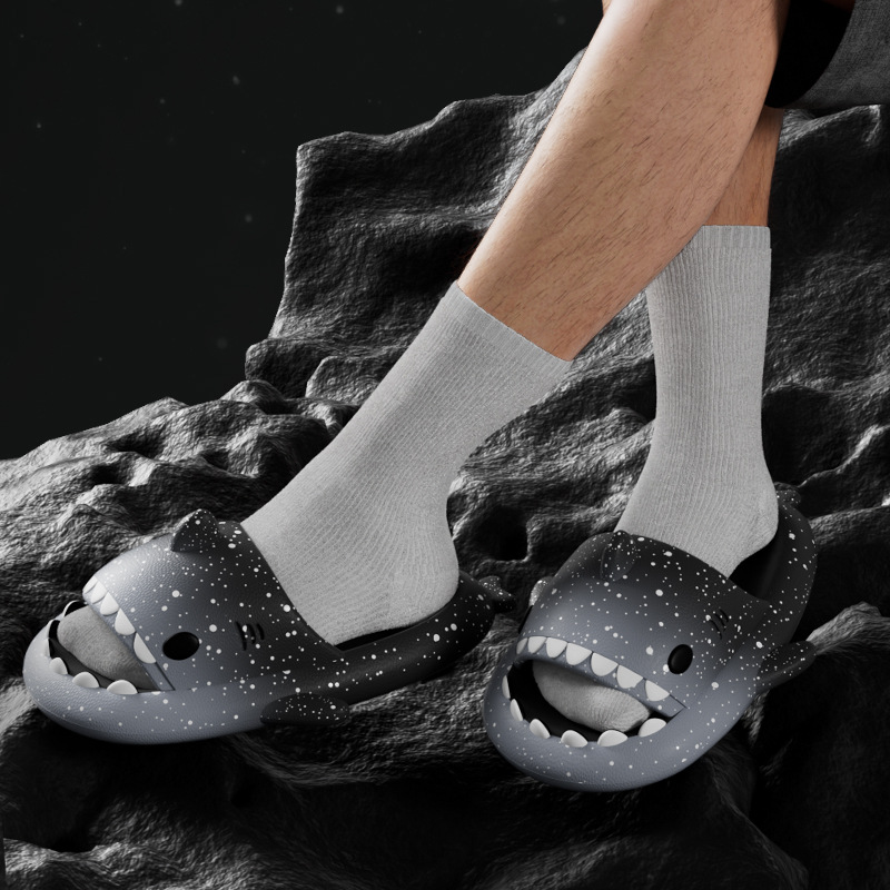 Cute Cartoon Shark Slippers Fo - đánh giá và giá Men'S Shoes