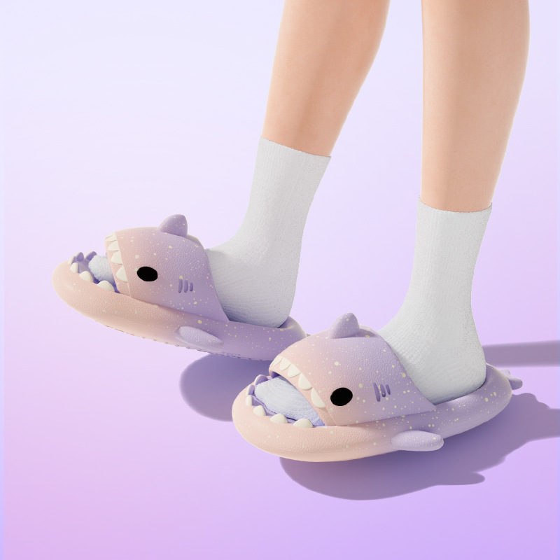 Cute Cartoon Shark Slippers Fo - đánh giá và giá Men'S Shoes