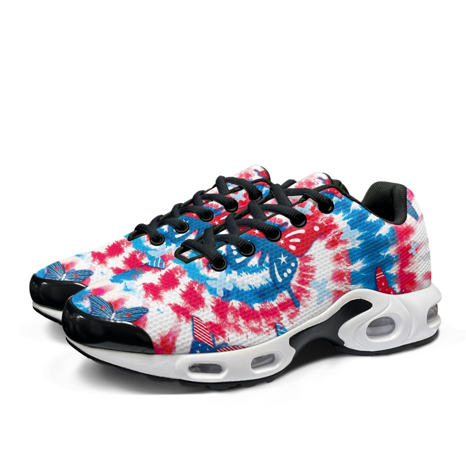PENSTROLL Butterfly Tie Dye La - đánh giá và giá Air Cushion Jogger Shoes Men