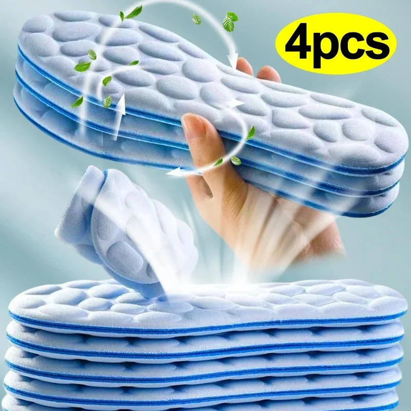 2/4pcs Soft Massage Memory Foa - đánh giá và giá Breathable Mesh Athletic Shoes