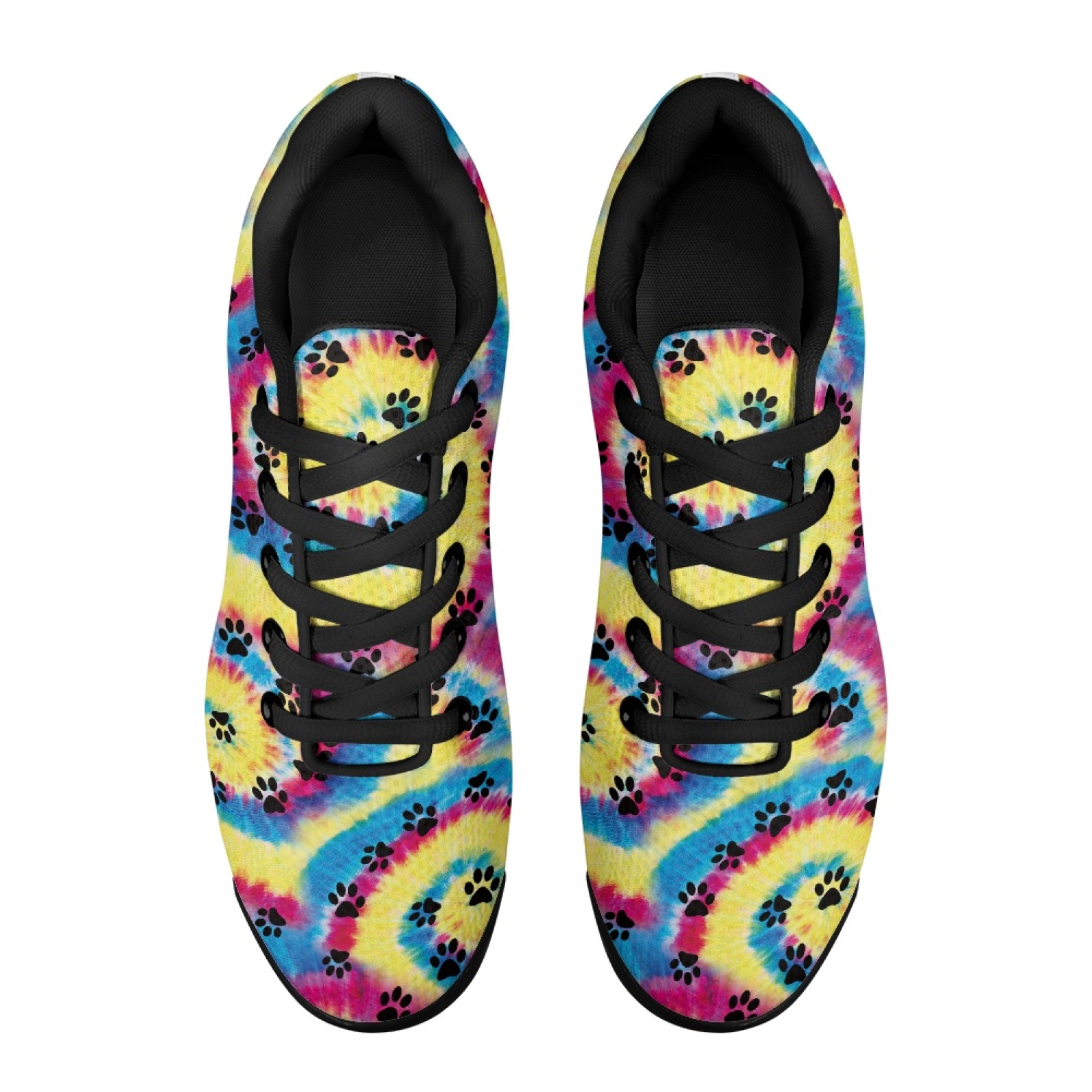 PENSTROLL Tie Dye Paw Print Sh - đánh giá và giá Air Cushion Jogger Shoes Men
